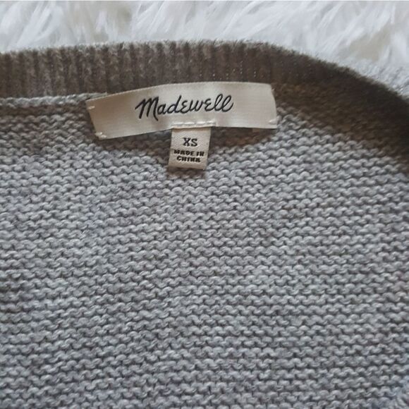 Madewell Sweater Gray Womens Size XS - Picture 2 of 5